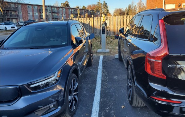 EV charging station at Puryear Law